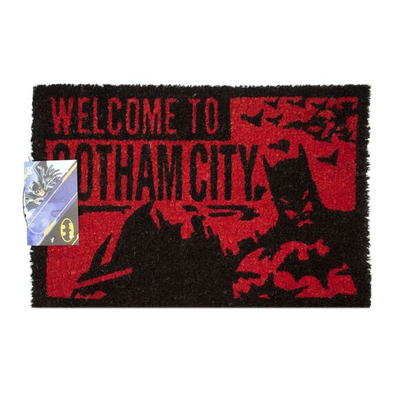 Wycieraczka Batman - Welcome To Gotham City (Red) 40 x 60 cm
