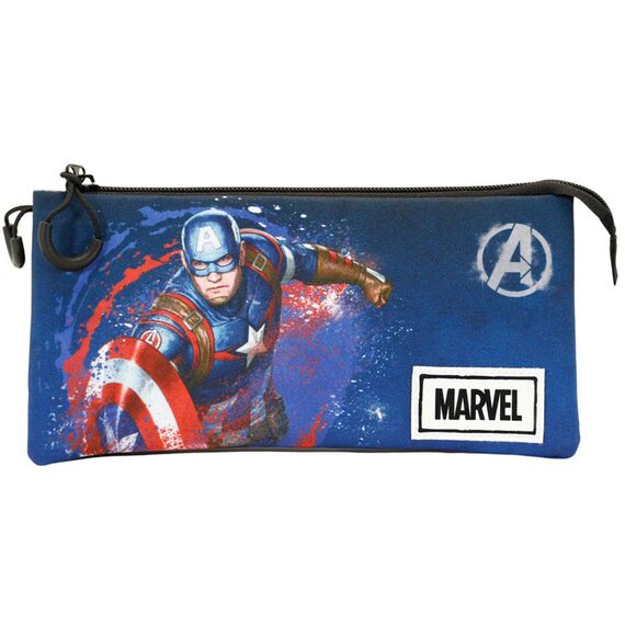 Piórnik Marvel Captain America - Full (potrójny)- Zdjęcie 2