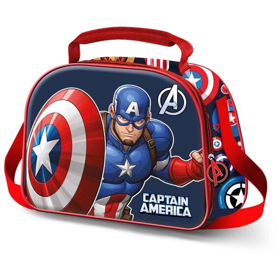 Torba na jedzenie 3D Marvel Captain America Patriot