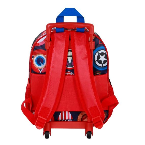 Plecak 3D na kółkach Marvel Captain America Patriot 34 cm- Zdjęcie 4