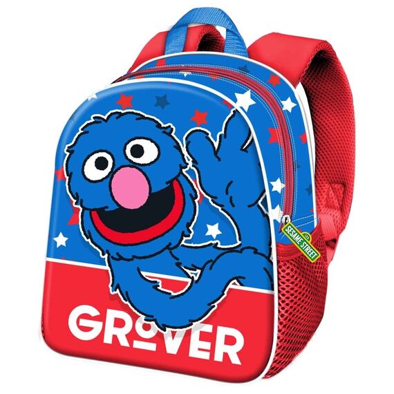Plecak 3D Ulica Sezamkowa Super Grover (Florek) 30 cm