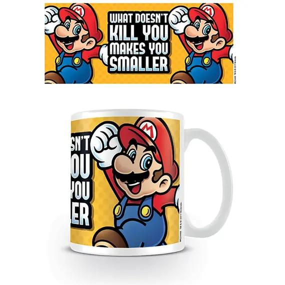Kubek Super Mario - What Doesn't Kill You Makes You Smaller (315 ml)