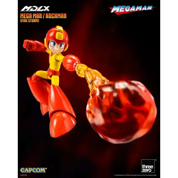 Figurka Mega Man MDLX - Mega Man (Fire Storm)- Zdjęcie 5