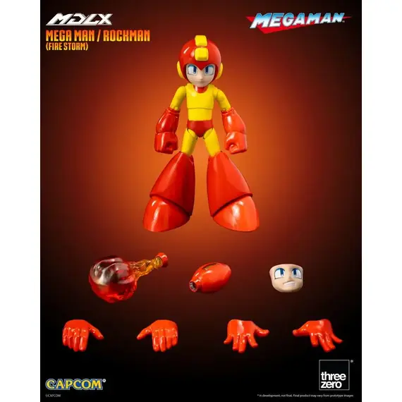 Figurka Mega Man MDLX - Mega Man (Fire Storm)- Zdjęcie 2