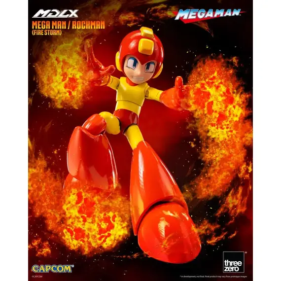 Figurka Mega Man MDLX - Mega Man (Fire Storm)- Zdjęcie 3