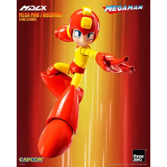 Figurka Mega Man MDLX - Mega Man (Fire Storm)- Zdjęcie 4