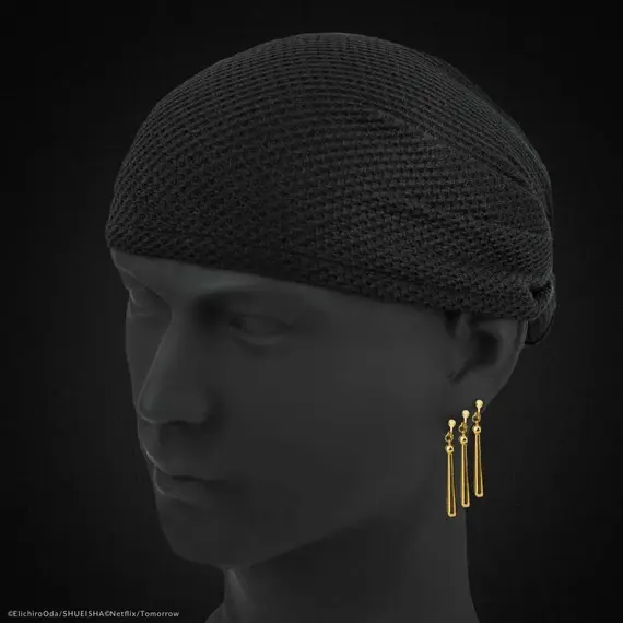 Zestaw bandana z kolczykami One Piece (Netflix) Zoro- Zdjęcie 3