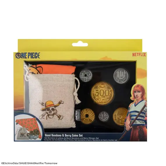 Zestaw bandana z monetami One Piece (Netflix) Nami- Zdjęcie 2