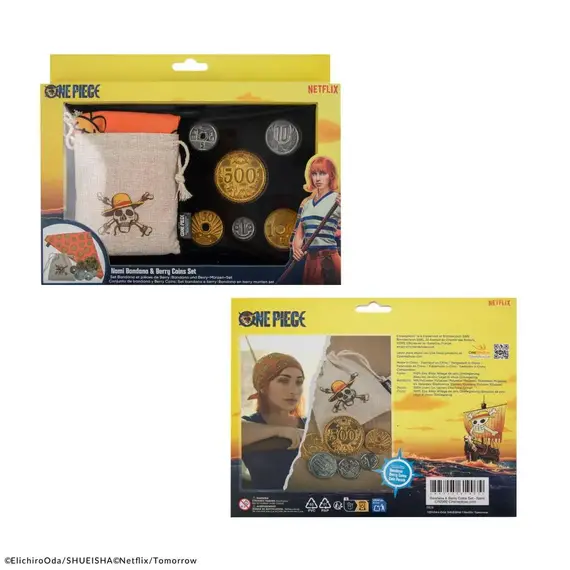 Zestaw bandana z monetami One Piece (Netflix) Nami- Zdjęcie 3