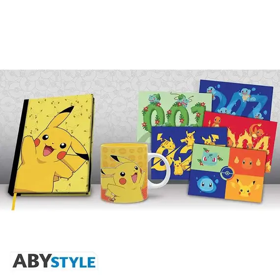 Zestaw prezentowy Pokémon - Pikachu (Notes, kubek, pocztówki)- Zdjęcie 2