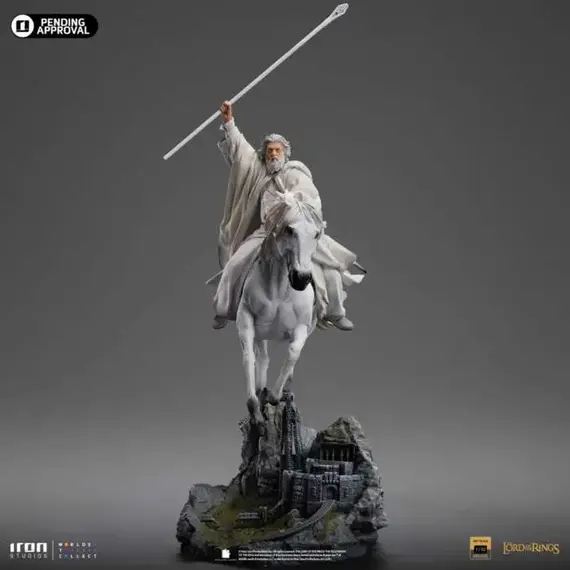 Figurka Władca Pierścieni Deluxe Art Scale 1/10 - Gandalf the White on Shadowfax- Zdjęcie 3