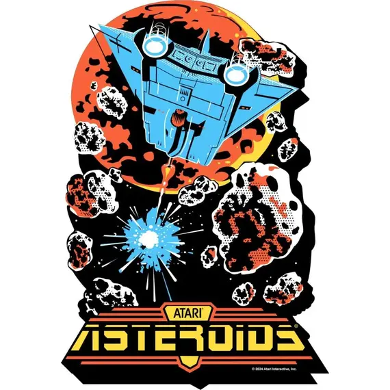 Magnes Atari Asteroids Funky Chunky