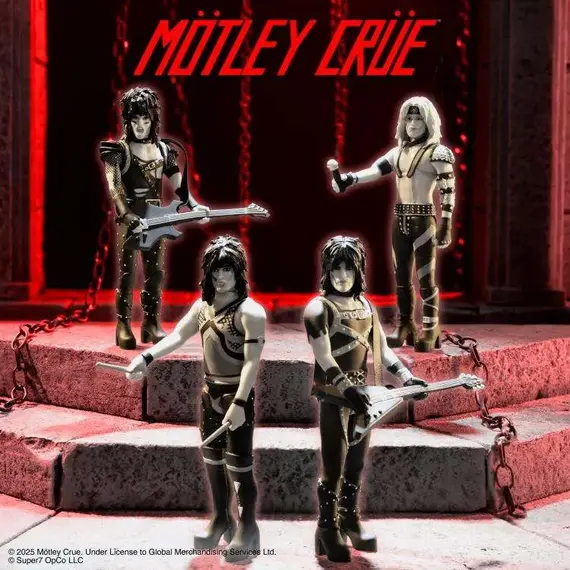 Figurka Mötley Crüe (Shout at the Devil) ReAction - Vince Neil (Black & White)- Zdjęcie 3