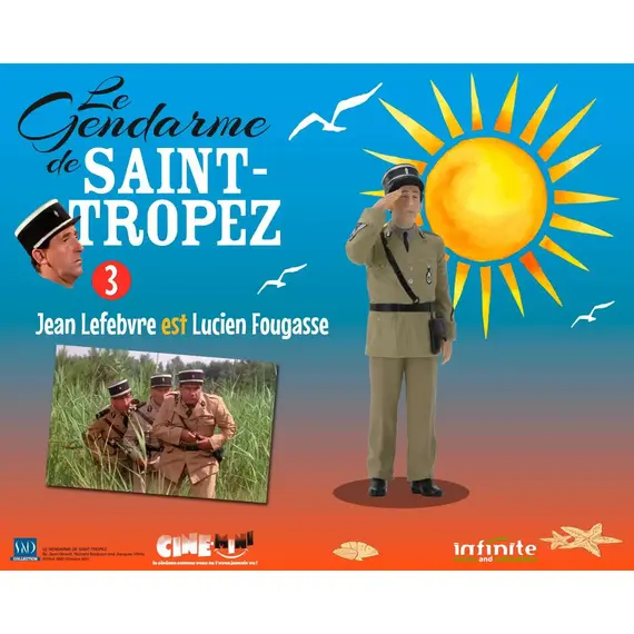 Mini figurka Żandarm z St. Tropez (1964) - Lucien Fougasse