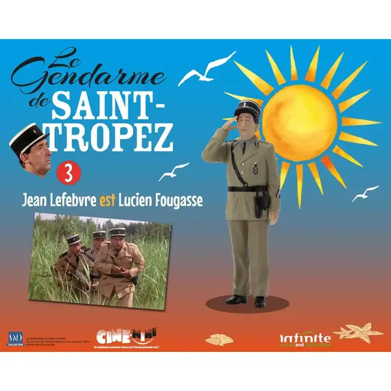 Mini figurka Żandarm z St. Tropez (1964) - Lucien Fougasse- Zdjęcie 2