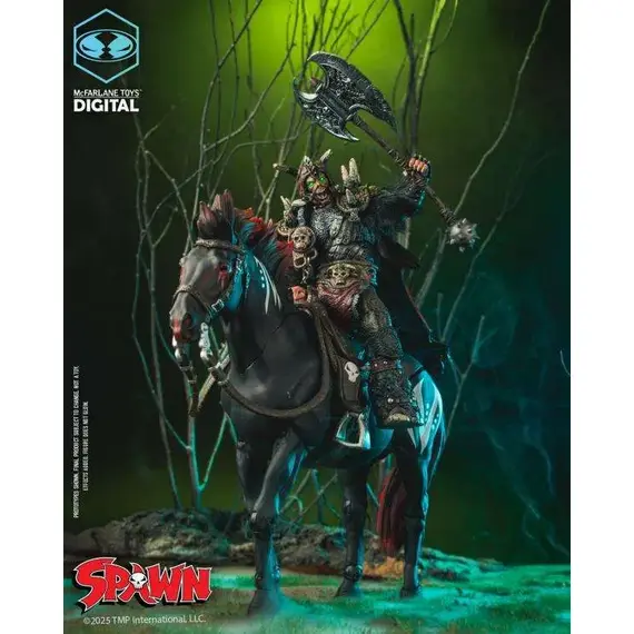 Zestaw 2 figurek Spawn: The Dark Ages McFarlane Toys Digital - Bloodaxe with Horse