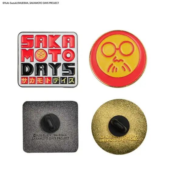 Przypinki Sakamoto Days - Store Adverts (2 szt.)