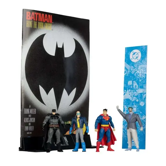 Zestaw 4 figurek z komiksem DC Direct (Dark Knight Returns) [Gold Label]- Zdjęcie 2