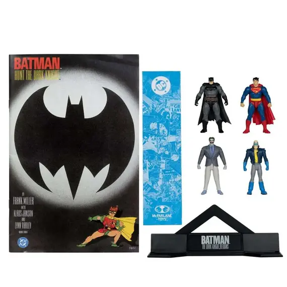 Zestaw 4 figurek z komiksem DC Direct (Dark Knight Returns) [Gold Label]- Zdjęcie 3