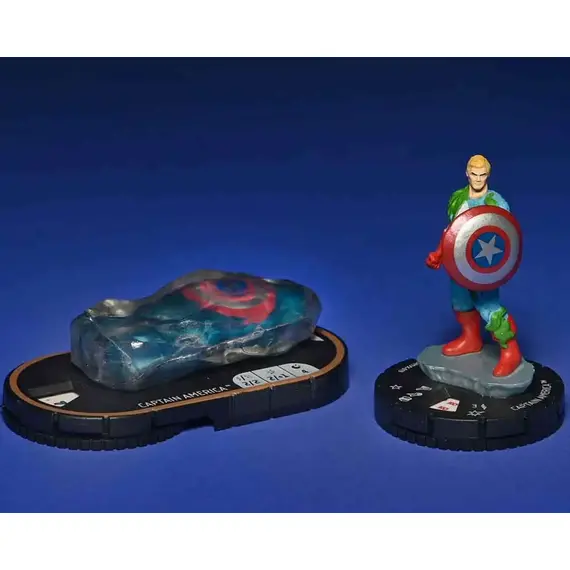Zestaw 2 figurek Marvel HeroClix Iconix - Captain America from the Ice- Zdjęcie 2