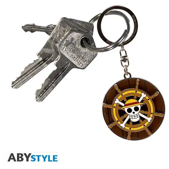 Brelok z metalu One Piece - Thousand Sunny's Helm