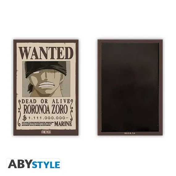 Magnes One Piece - Zoro Wanted- Zdjęcie 4