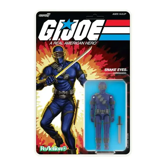 Figurka G.I. Joe ReAction+ Snake Eyes (Cartoon)- Zdjęcie 3
