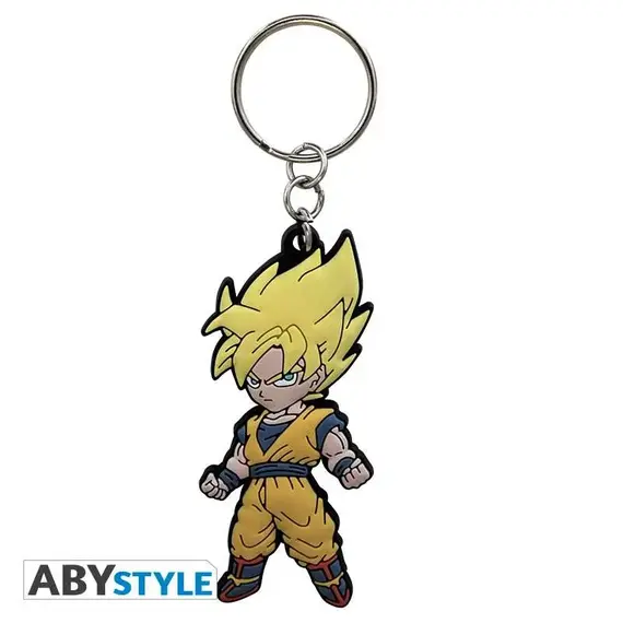 Brelok z PVC Dragon Ball Z - SSJ Son Goku- Zdjęcie 3