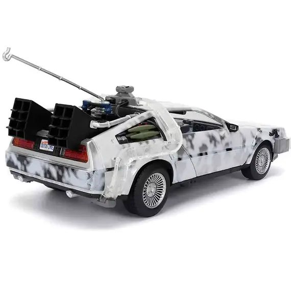 Model samochodu Powrót do przyszłości 1/24 - DeLorean Time Machine with frost effect (Limited Edition)- Zdjęcie 3