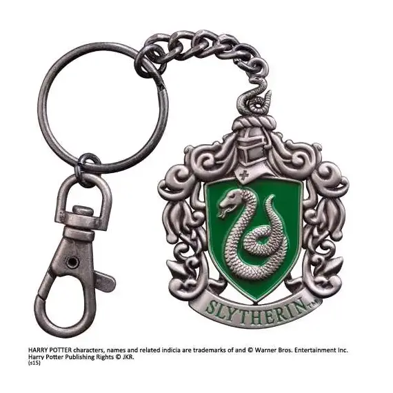 Brelok z metalu Harry Potter - Herb Slytherin
