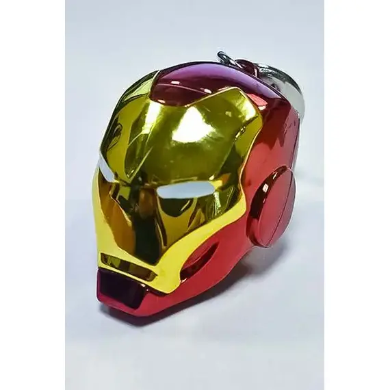 Brelok 3D z metalu Marvel - Hełm Iron Mana