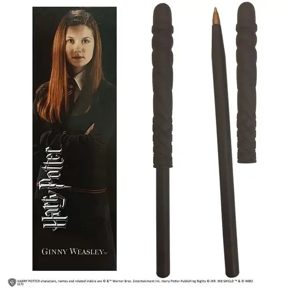 Długopis z zakładką do książek Harry Potter - Różdżka Ginny Weasley