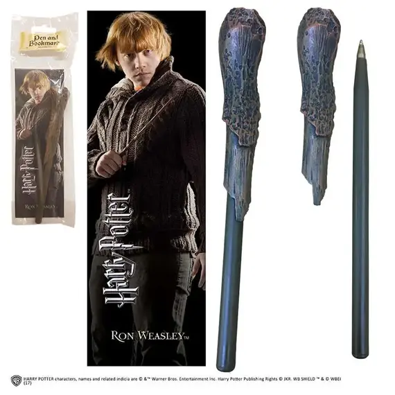 Długopis z zakładką do książek Harry Potter - Różdżka Rona Weasley- Zdjęcie 2
