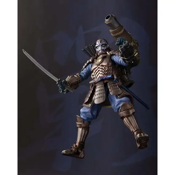 Figurka Marvel Comics Meisho Manga Realization - Koutetsu Samurai War Machine- Zdjęcie 4