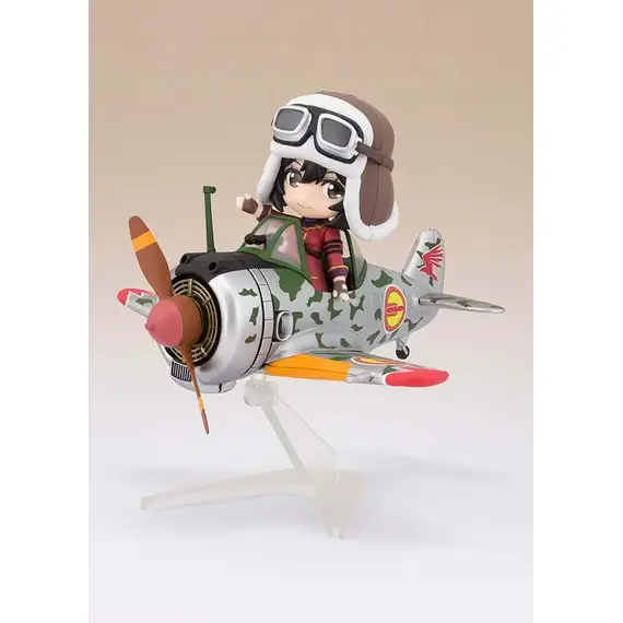 Mini figurka z pojazdem The Kotobuki Squadron - Kylie & Hayabusa- Zdjęcie 2