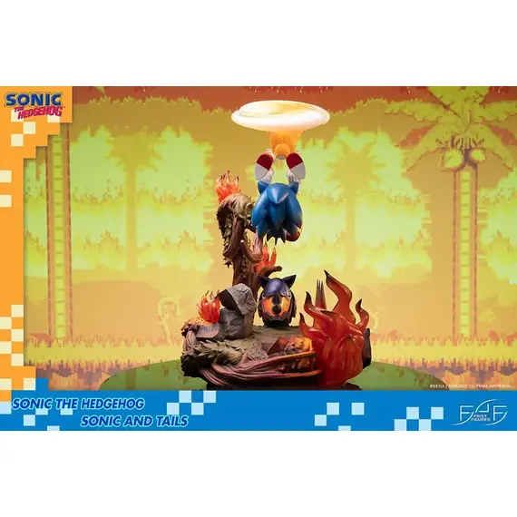 Figurka Sonic the Hedgehog - Sonic & Tails- Zdjęcie 4