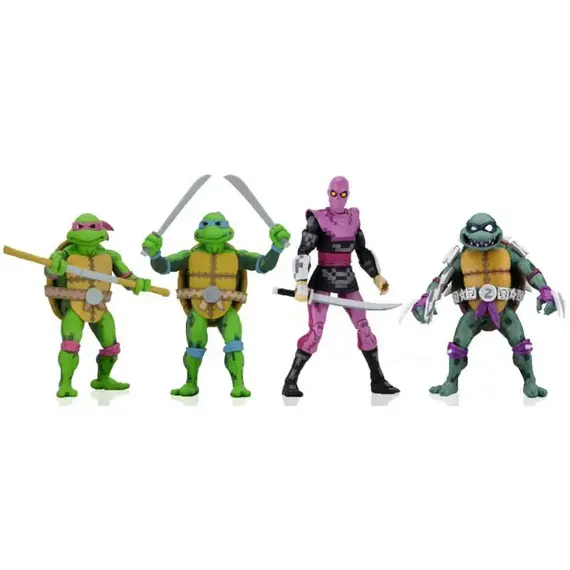 Zestaw 4 figurek Teenage Mutant Ninja Turtles: Turtles in Time