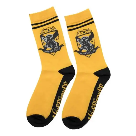 Zestaw 3 par skarpet Harry Potter - Hufflepuff 35/45- Zdjęcie 3