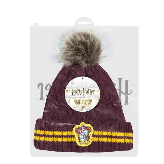 Czapka zimowa z pomponem Harry Potter - Gryffindor- Zdjęcie 2