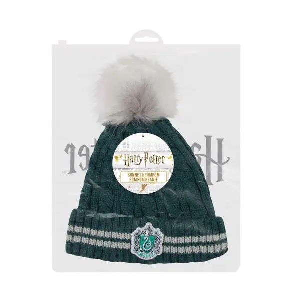 Czapka zimowa z pomponem Harry Potter - Slytherin- Zdjęcie 2