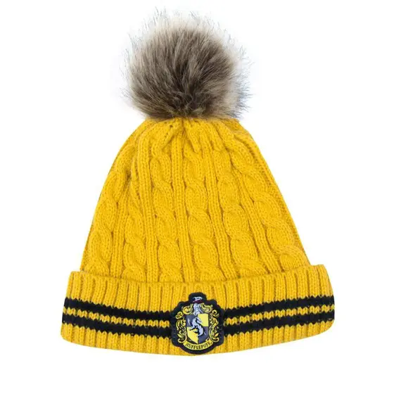 Czapka zimowa z pomponem Harry Potter - Hufflepuff