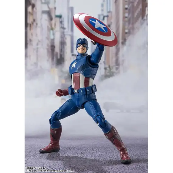 Figurka Avengers S.H. Figuarts - Captain America (Avengers Assemble Edition)- Zdjęcie 4