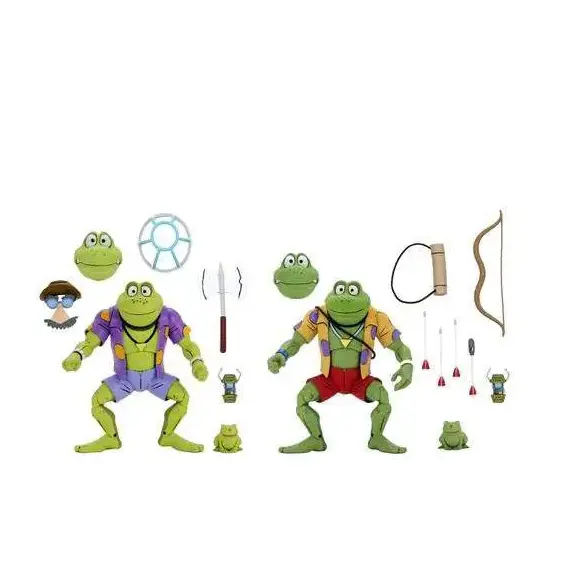 Zestaw 2 figurek Teenage Mutant Ninja Turtles - Genghis i Rasputin Frog