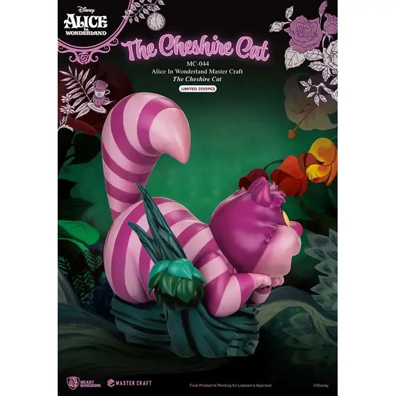 Figurka Alicja w Krainie Czarów Mastercraft - Kot z Cheshire- Zdjęcie 4