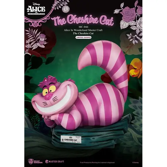 Figurka Alicja w Krainie Czarów Mastercraft - Kot z Cheshire- Zdjęcie 2