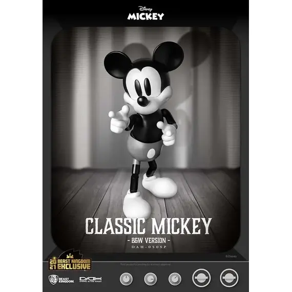 Figurka Disney Dynamic 8ction Heroes 1/9 - Classic Mickey (B&W Ver.)