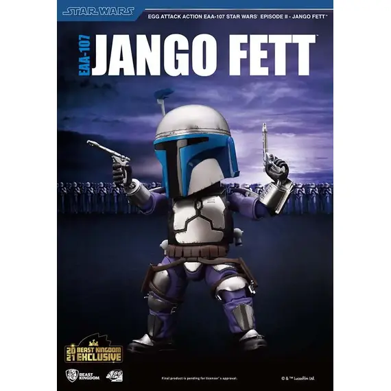 Figurka Star Wars: Epizod II Egg Attack - Jango Fett (Beast Kingdom Exclusive)