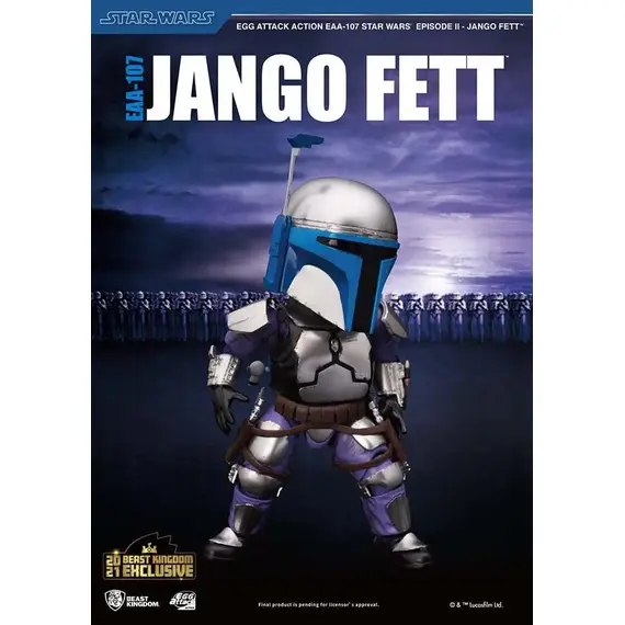 Figurka Star Wars: Epizod II Egg Attack - Jango Fett (Beast Kingdom Exclusive)- Zdjęcie 4
