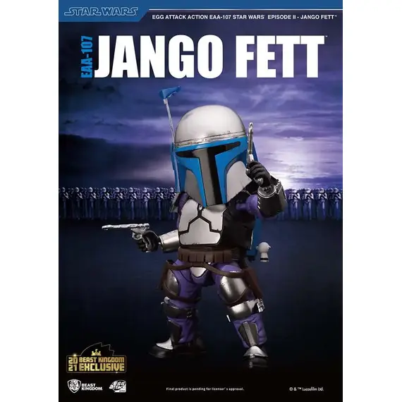 Figurka Star Wars: Epizod II Egg Attack - Jango Fett (Beast Kingdom Exclusive)- Zdjęcie 5