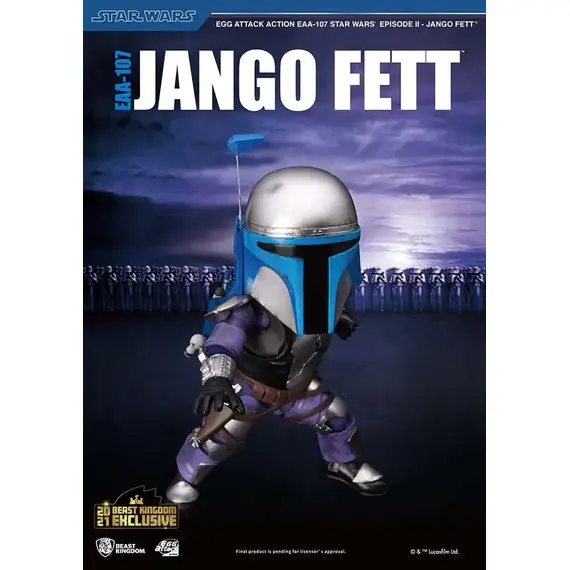 Figurka Star Wars: Epizod II Egg Attack - Jango Fett (Beast Kingdom Exclusive)- Zdjęcie 3